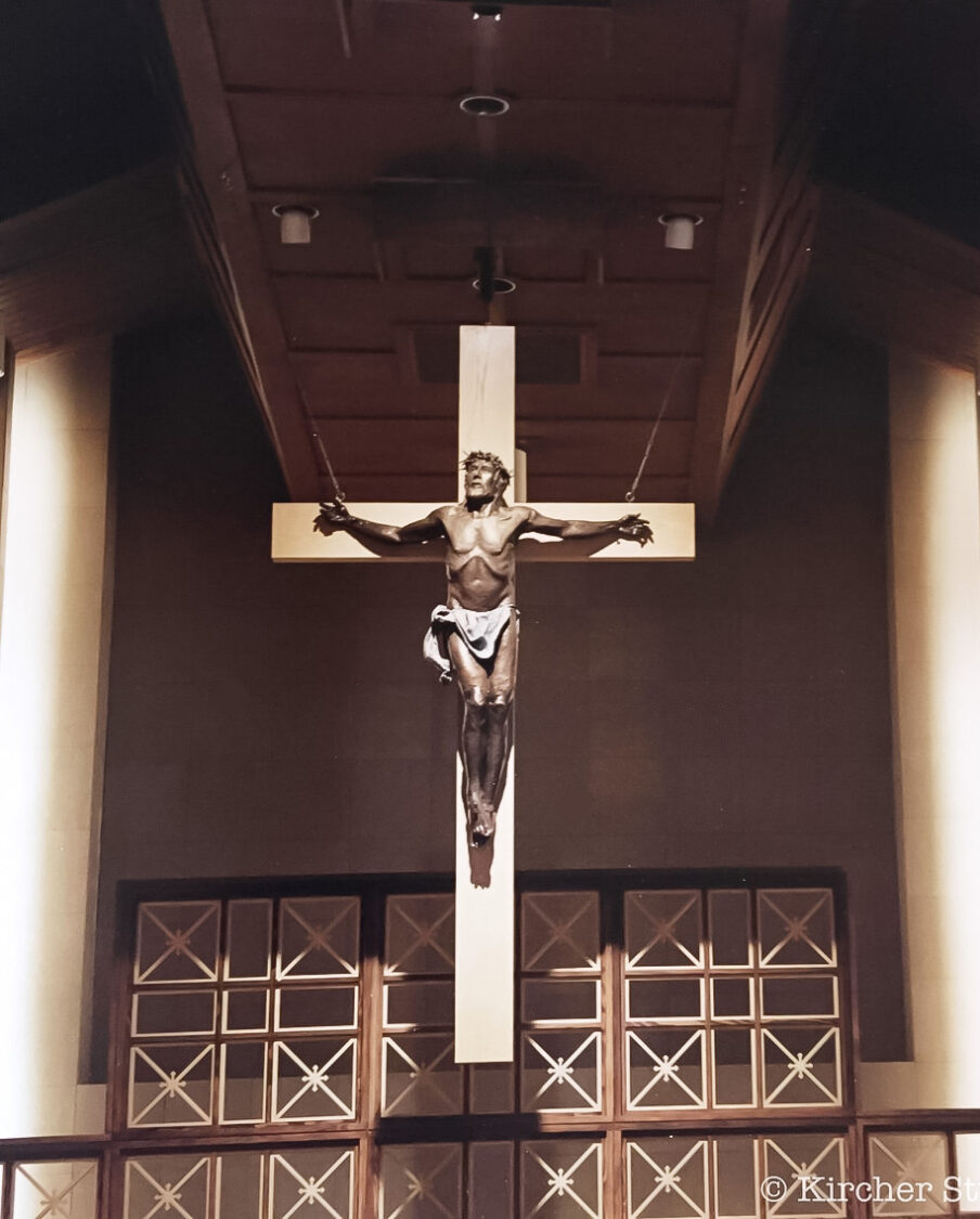 Transcendent Christ, on a Custom Cross — Corpus available life size.